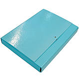 Папка-короб на липучці АКАДЕМІЯ, картонна, А4, 40 мм, PP-покриття, фото 7