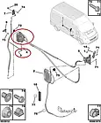 Замок бокових правих зсувних дверей Fiat Ducato, Peugeot Boxer 4, Citroen Jumper 4 (2014-...), 1393801080, фото 2