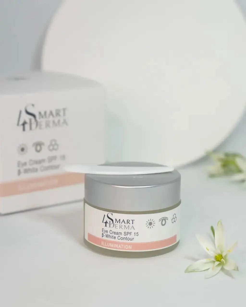 Освітлюючий крем SPF 15 «Сяючий погляд» Smart4Derma Illumination