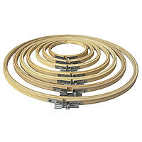 Набір Пяльця для вишивання дерев'яні, 7 шт.