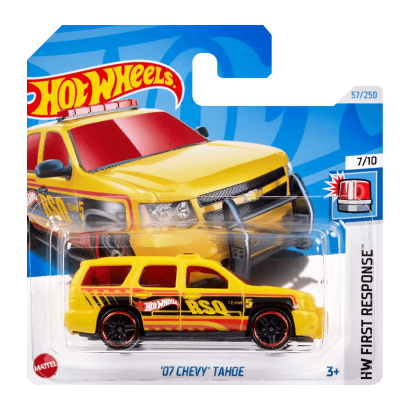 Машинка Хот Вілс 1:64 07 Chevy Tahoe колекція HW First Response Hot Wheels Mattel HTB60