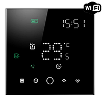 Wi-Fi стеклянный терморегулятор Ecoset TGW-003 Wi-Fi с датчиком пола 3м