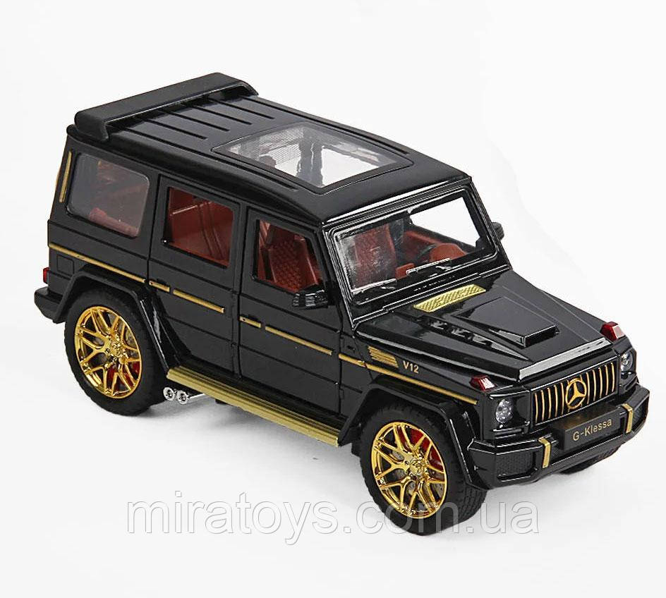 Металева машинка Mercedes-benz G65 "Гелендваген (Гелік) АвтоЕксперт" 1:24 світло, звук, GT-8288, фото 1