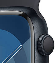 Apple Watch Series 9 GPS 45mm Midnight Aluminium with Midnight Sport Band M/L MR9A3, фото 4