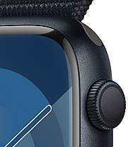 Apple Watch Series 9 GPS 45mm Midnight Aluminium with Midnight Sport Loop MR9C3, фото 4