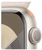 Apple Watch Series 9 GPS 45mm Starlight Aluminium with Starlight Sport Loop MR983, фото 4