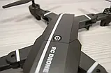 Дрон з Wi-Fi камерою RC 8807, до 20 хвилин час польоту, авто повернення — автоліт, складаний корпус., фото 3