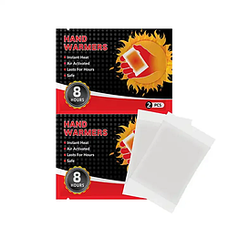 Хімічний обігрівач для рук до 12 год (пара) грілки для рук, одноразові грілки для рук