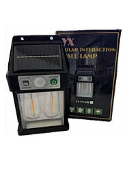 Настінний ліхтар із сонячною панеллю YX 777-2W