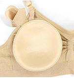 Бюстгальтер - топ без кісточки для вагітних та годуючих мам розмір L Mothercare Бежевий, фото 2