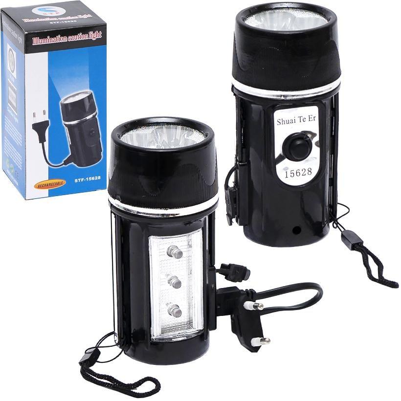 Ліхтар ручний 15628/3LED+3LED/ Магнітне кріплення