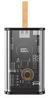 Зовнішній акумулятор Aspor PowerBank GaN 65W 20000mAh (Transparent)