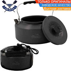 Чайник для туризму Tramp 1,6 л UTRC-117 анодований туристичний чайник у похід для плити газового пальника d=17,5 см
