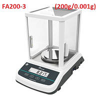 Ваги аналітичні FA200-3 (200g/0.001g) JOANLAB