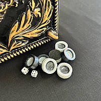 Дерев'яні нарди ручної роботи на подарунок 50×23 см Герб, фото 8