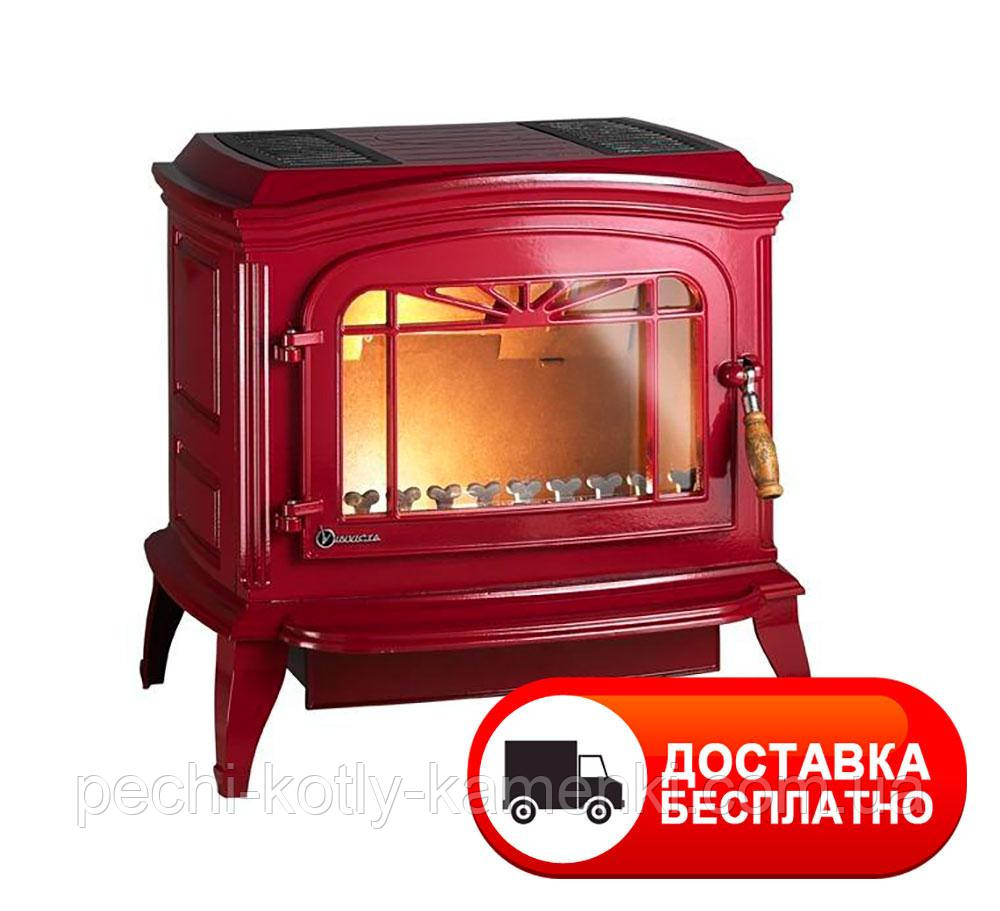 Чавунна піч Invicta Bradford червона