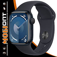 Apple Watch Series 9 GPS 41mm Midnight Aluminium with Midnight Sport Band M/L MR8X3