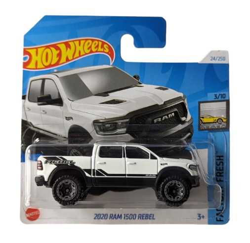 Машинка Хот Вілс 1:64 2020 RAM 1500 Rebel колекція Factory Fresh Hot Wheels Mattel HTC52