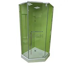 Душова кабіна Veronis KN-17-00 chrome 90х90х204 п'ятикутна