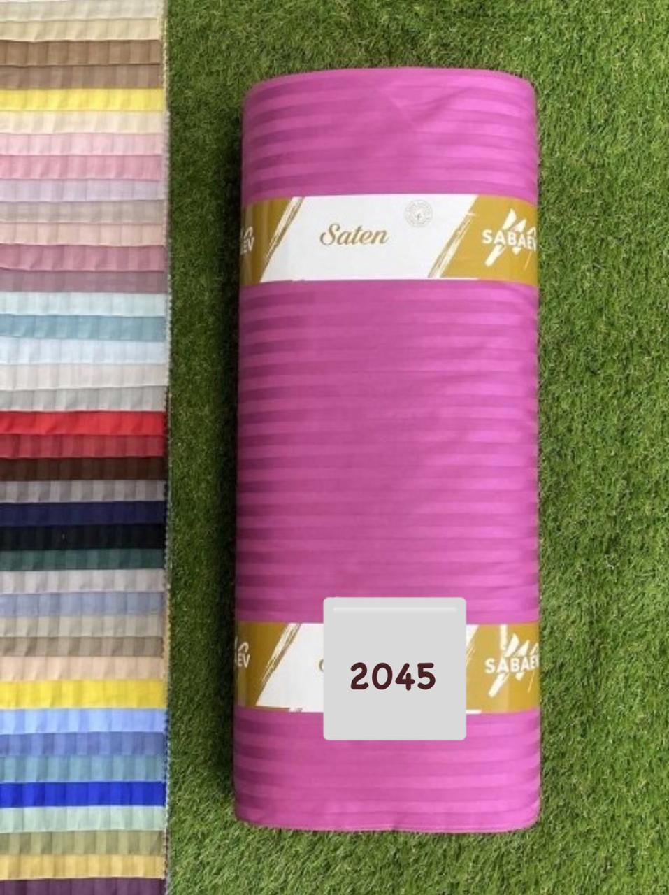 Тканина Страйп Сатин 240 см Туреччина Sabaev для постільної білизни, фото 1