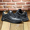 Чоловічі шкіряні кросівки (натуральна шкіра) чорні демісезонні для чоловіків на весну осінь, розміри 40-45, фото 4