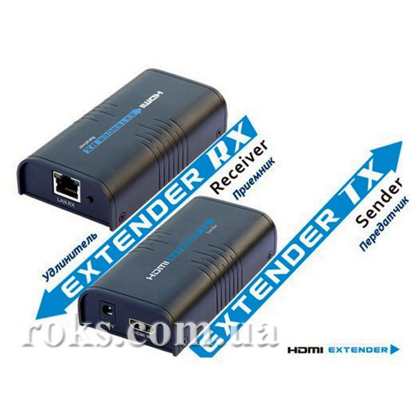 Приемник HDMI/DVI 120 м Lenkeng LKV373