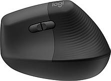 Миша Logitech Lift Vertical Ergonomic Mouse Graphite (910-006473), фото 4