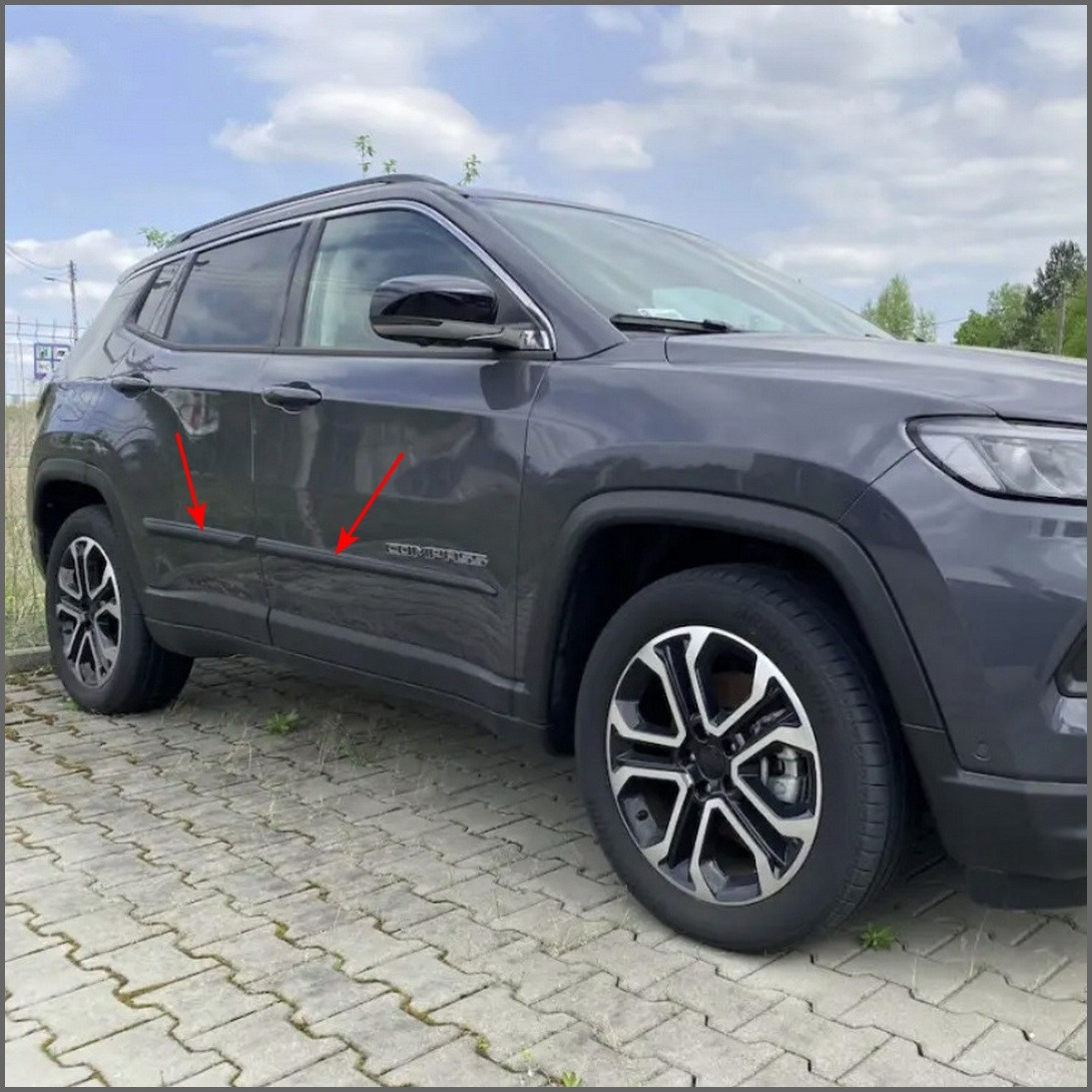 Молдинги на двері для Jeep Compass II 2017-2025