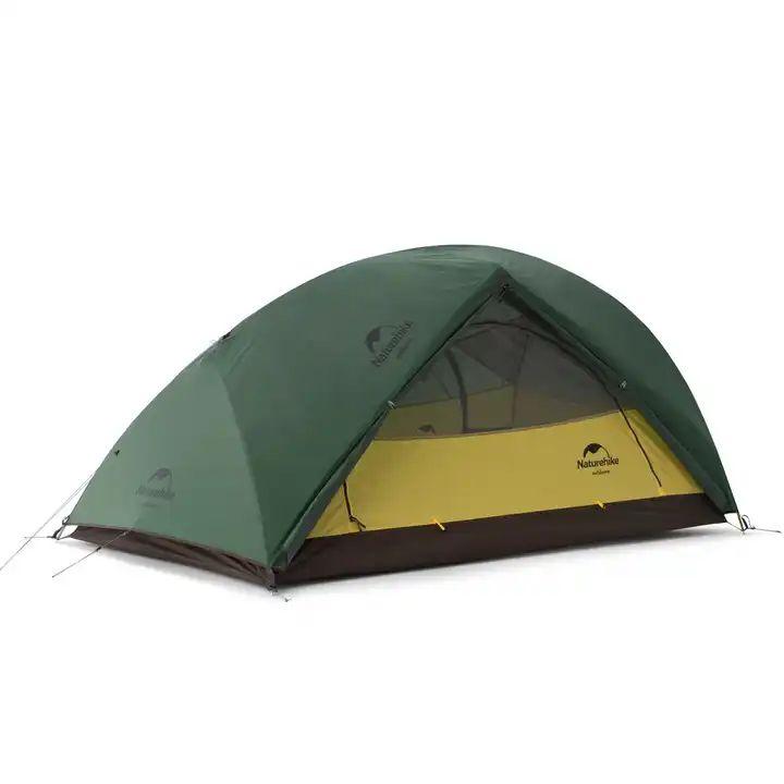 Намет двомісний з футпринтом Naturehike Star-River 2 Updated NH17T012-T 210T темно-зелений