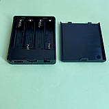 Відсік для 4 АА  батарейок з гніздом USB, світлодіодом та вимикачем, фото 2