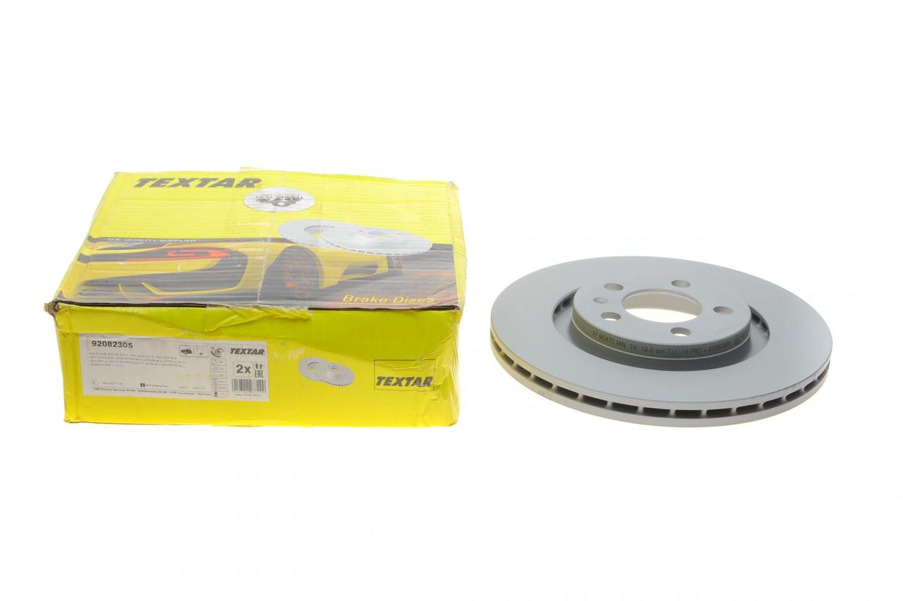 Textar 92082305 Диск гальмівний передній Audi A3; Skoda Octavia I, Octavia I Combi; Volkswagen Golf IV, NEW Beetle