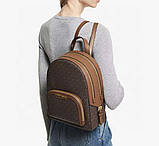 Жіночий рюкзак Michael Kors Abbey Brown Lux, фото 3