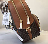 Жіночий рюкзак Michael Kors Abbey Brown Lux, фото 9