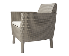Комплект садових меблів Keter Salemo 3 seater set, бежевий, фото 4