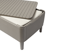Комплект садових меблів Keter Salemo 3 seater set, бежевий, фото 6