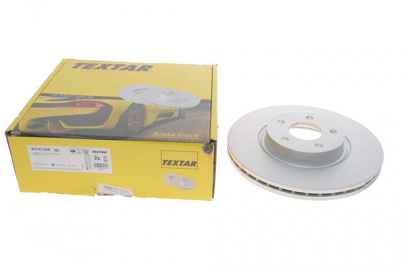 Textar 92141305 Диск гальмівний передній Ford C-max II, Grand C-max, Focus III, Focus II, Focus C-max, C-max, Focus