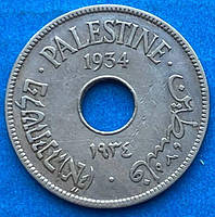Монета Палестини 10 мілс 1934 р