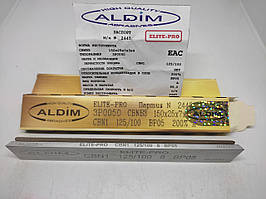 Ельборовий брусок ALDIM МФФ ELITE-PRO 150х25х7х3 125/100 - чорнова заточка.