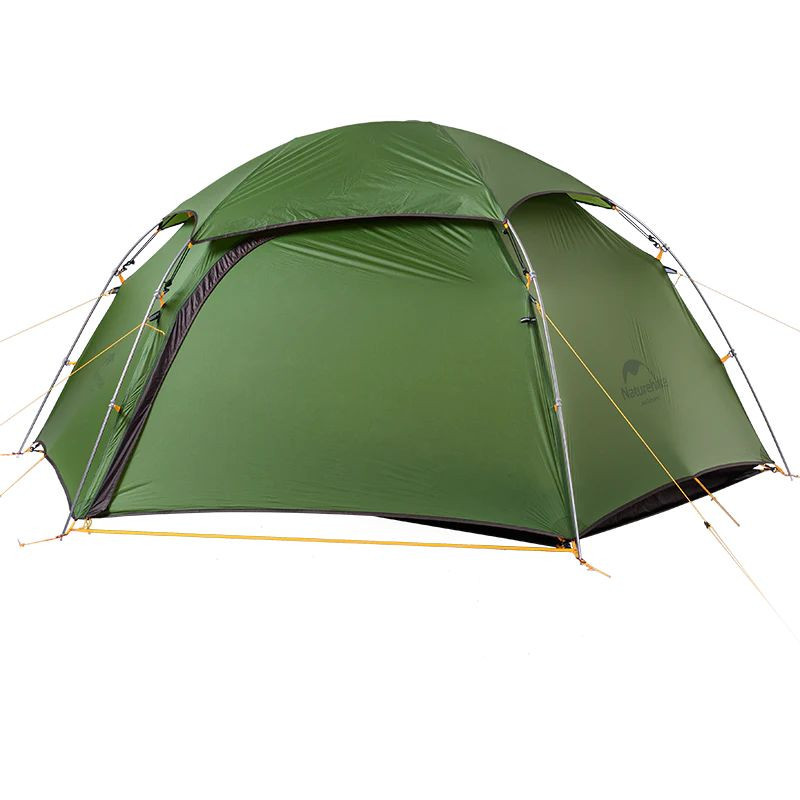 Намет двомісний зі сферичним куполом Naturehike Cloud Peak 2 NH17K240-Y 20D темно-зелений