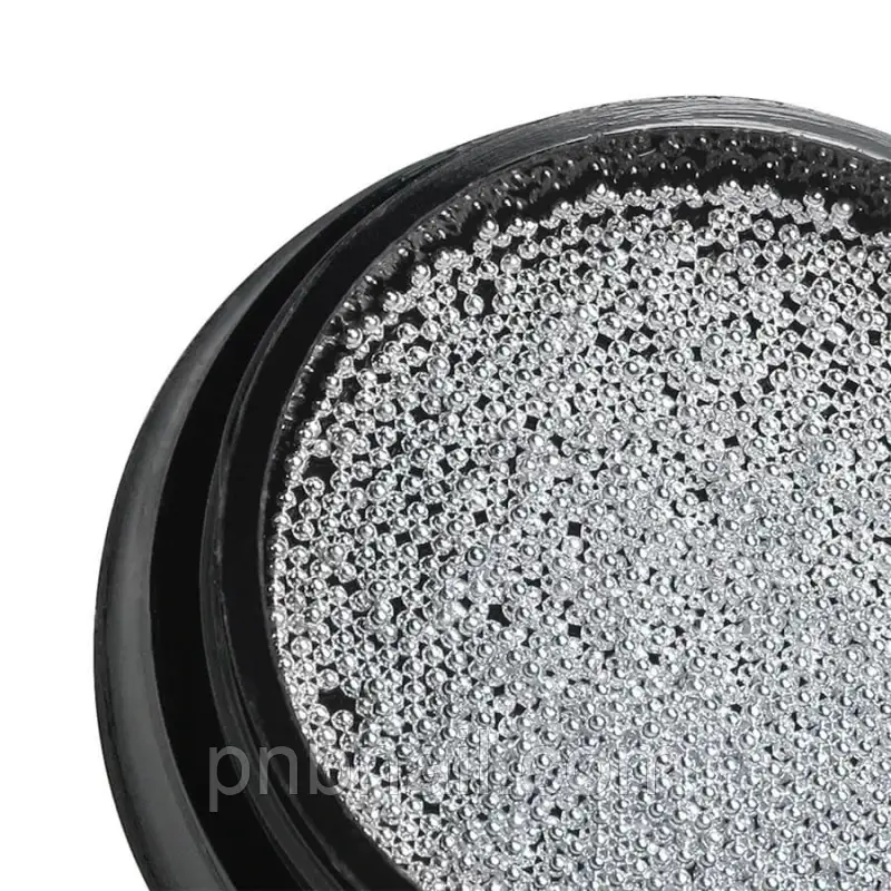 Бульонки металеві / Metal Beads PNB Silver / 0,6 мм