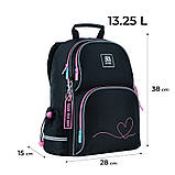 Рюкзак шкільний Kite Education Heart K24-702M-1 (LED), фото 3