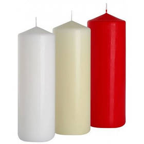 Свічка парафінова 80х250мм Bispol