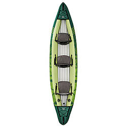 Надувний каяк Aqua-Marina Ripple Recreational Canoe RI-370. Купити надувний тримісний каяк Aqua-Marina