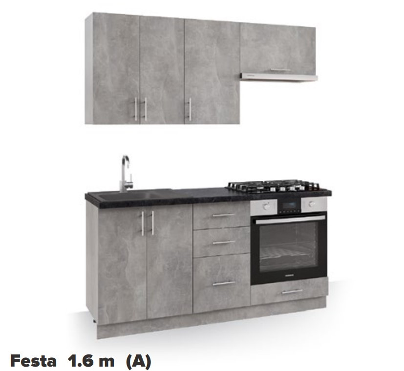 Кухня Феста 1.6 м (А) Комплект, фото 1