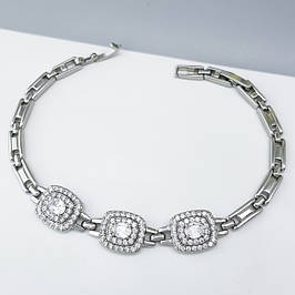 Браслети медичне золото XUPING, родій