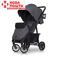 Коляска прогулочная Euro-Cart Volt black edition 9023-ECVB-16 Iron графіт