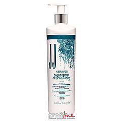 Відновлюючий шампунь для волосся з кератином JJ Keraveg Shampoo Restructuring, 350 мл