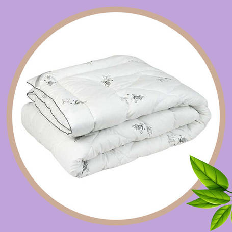 Ковдри з наповнювачем зі штучного леб'яжого пуху