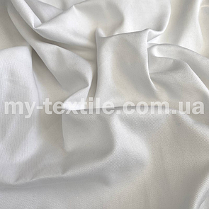 Котон джинс щільний діагональ Білий