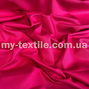 Котон джинс щільний діагональ Малиновий